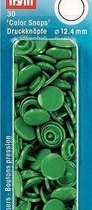 Boutons pression - 12.4mm - rond - vert foncé