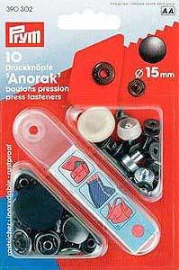 Boutons pression - Anorak 15mm - bruni