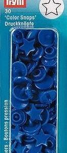 Boutons pression - 12.4mm - étoile - bleu