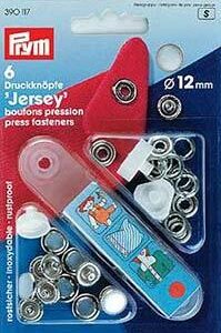 Boutons pression - Jersey 12mm - imitation nacre