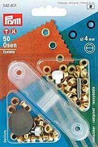 Oeillets - 4mm - doré